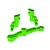Traxxas Aluminium Steering Bell Crank/Drag Link Assembly - Green 10743-GRN