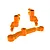 Traxxas Aluminium Steering Bell Crank/Drag Link Assembly - Orange 10743-ORNG