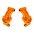 Traxxas Aluminium Rear Hubs 2Pcs - Orange 10751-ORNG