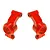 Traxxas Aluminium Rear Hubs 2Pcs - Red 10751-RED