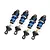 Traxxas Aluminium Mini GTR Long Shocks 4Pcs - Blue 10765-BLUE