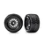 Traxxas 2.1/2.6" Gravix Rear Tyres on Grey Mini XRT Rims - Glued Wheels 2Pcs 10775-GRAY