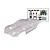 Traxxas 1/16 Mini XRT Unpainted Body Shell - Clear 10712