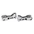 Traxxas Front Sway Bar Arms 2Pcs - Satin Black Chrome 8596X