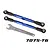 Traxxas Tubes 102mm Aluminium Toe Links 2Pcs - Blue 8547X