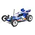 Losi Mini JRX2 RC Buggy Electric 2WD 1/16 Scale RTR - Blue LOS01020T2