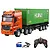 HuiNa 1317 RC Semi Truck Electric 4WD 1/18 Scale RTR - Orange/Green 1317