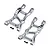 GPM Aluminium Rear Suspension Arms 2Pcs - Grey Silver GT056-GS