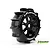 A single Louise 1/8 scale B-Paddle sand tyre mounted on a black multi-spoke RC wheel against a white background.
