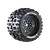 Louise 3.8" MT-Pioneer (Sport Compound) Tyres on (1/2" Offset) Black Rims - Glued Wheels 2Pcs L-T3218X