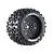 A single Louise 3.8 inch MT-Uphill RC monster truck wheel with a black multi-spoke rim and aggressive tread pattern, isolated on a white background.