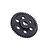 A black plastic 47-tooth spur gear for an RC car, featuring a central hole and five surrounding weight-reduction holes.