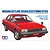 Tamiya 1/24 scale Nissan Skyline 2000 Turbo GT-E S sedan plastic model kit box art featuring a red car illustration.