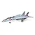 E-Flite RC Plane F-14 Tomcat 760mm Twin EDF Jet BNF Basic with AS3X and Safe Select Technology EFL01450