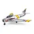 E-Flite RC Plane UMX F-86 Sabre 442mm EDF BNF Jet with AS3X and Safe Select Technology EFLU7050