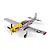 E-Flite RC Plane UMX P-51D Mustang "Detroit Miss" 500mm Warbird BNF Basic with AS3X and Smart Technology EFLU7350