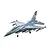 FMS RC Plane F-16 Fighting Falcon 740mm PNP - Battlefield Grey FMS146PGY