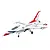 FMS RC Plane F-16 Fighting Falcon 740mm PNP - Blue Thunder FMS146PBT