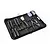 A Koswork 11-piece RC tool set arranged inside a black zippered carrying case on a white background.
