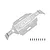 GPM 1/16 Stainless Steel Complete Chassis Skid Plate Set MGM333-OC