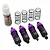 Yeah Racing Aluminium 55mm Qutus Slider Adjustable Shocks 4Pcs - Purple DBB-1055PP