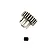 A silver metal 23-tooth pinion gear for an RC car, shown with a small black grub screw below it against a white background.