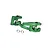 GPM Aluminium Steering Bellcrank and Drag Link Assembly - Green MGG048-G