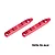 A pair of red anodized aluminium roof rails for 1/16 scale RC cars, featuring the GPM Racing logo and 7075-T6 aluminium construction text.