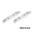 Two silver GPM Racing aluminium roof rails for 1/16 scale RC cars, shown on a white background.