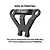GPM Aluminium Front Bumper Mount Brace - Black TXMM331F-BK