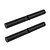 Two black cylindrical differential cross shafts for RC vehicles, shown against a white background.