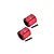 GPM Aluminium Rear Wheel Hex Adapters - Red MYT010/12.5-R