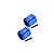GPM Aluminium Rear Wheel Hex Adapters - Blue MYT010/12.5-B