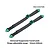 GPM Aluminium and Nylon Adjustable Front or Rear Suspension Limit Straps 2Pcs - Black and Green LMT21213/SP-G-BK