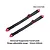 GPM Aluminium and Nylon Adjustable Front or Rear Suspension Limit Straps 2Pcs - Black and Red LMT21213/SP-R-BK