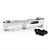 A silver aluminium front shock tower for an RC car by Yeah Racing, shown with five black mounting screws on a white background.