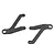 Yeah Racing Carbon Fibre 2.5mm Front Lower Arms 2Pcs - Silver TAF1-005BK/SV