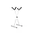 FMS Silver Aluminium Adjustable V2 Airplane Stand ZB023-SL