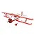 Seagull RC Plane Red Barron Pizza Squadron's Stearman 1.8m Warbird Kit - White/Red SEA-277