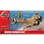 Airfix 1/48 scale Bristol Blenheim Mk.I plastic model kit box art showing the bomber in flight over a coastline with smaller biplanes.