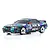 Kyosho Mini-Z HKS Skyline R32 GT-R #87 pre-painted RC body shell in black, purple, and teal livery with white wheels.