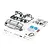 Killerbody 1/10 Toyota Land Cruiser Silver Grey Alloy Bumper w/ LEDS Upgrade Sets 48669