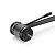 Hobbywing EzRun 3652SD G3 brushless motor with black casing, silver cooling fins, and three black motor wires extending from the rear.