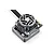 Hobbywing XeRun XR10 Pro G3 brushless sensored ESC with integrated cooling fan, featuring a metallic grey finish and visible connection ports.