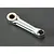 A silver metal connecting rod for a Traxxas TRX 2.5 engine, featuring a bronze bushing at one end.