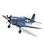 E-Flite RC Plane F4U-4 Corsair 1.2m Warbird BNF Basic with AS3X and Safe Select Technology EFL18550