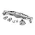 Vanquish Silver Aluminium Capra Rear Currie F9 Portal Axle Differential/Axle Housing VPS08473