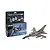 Revell 1/144 scale Panavia Tornado IDS/GR.1 model kit box and a fully assembled, painted model aircraft on a white background.