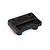 A black plastic HSP front upper brace component for RC cars, featuring four mounting holes and a rectangular design.