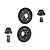GPM Medium Carbon Steel 32T/10T Front & Rear Differential Gear Set XRT1032TS-BK